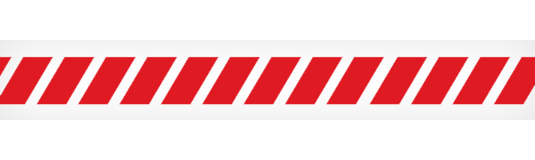 Barricade Tape - Contractor Grade - Red and White | Incom Signs | All Safety